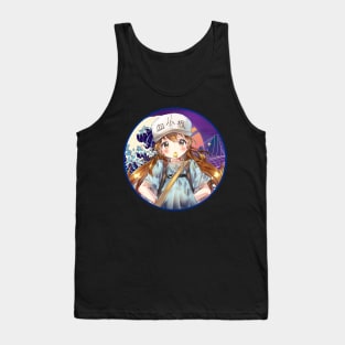 Graphic Art Platelet Comedy Japanese Anime Tank Top